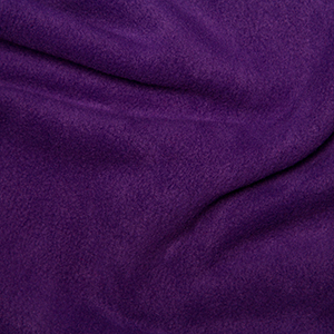 Purple fleece fabric texture close-up
