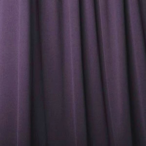 Dark purple curtains with soft folds