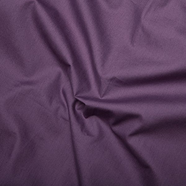 Plum-coloured crumpled fabric texture sample