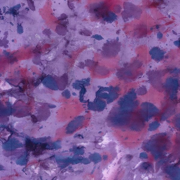 Batik cotton – Pink & Purple Splatter | Threads of Green