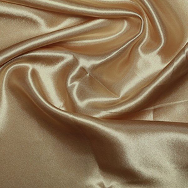 Smooth beige satin fabric texture