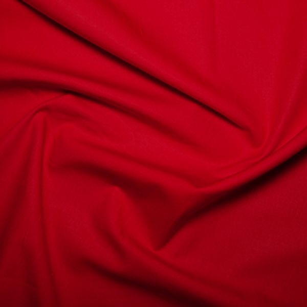 Combed plain lawn - Red