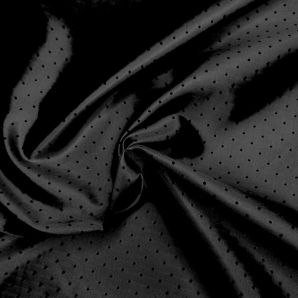 Dobby spot lining - Black