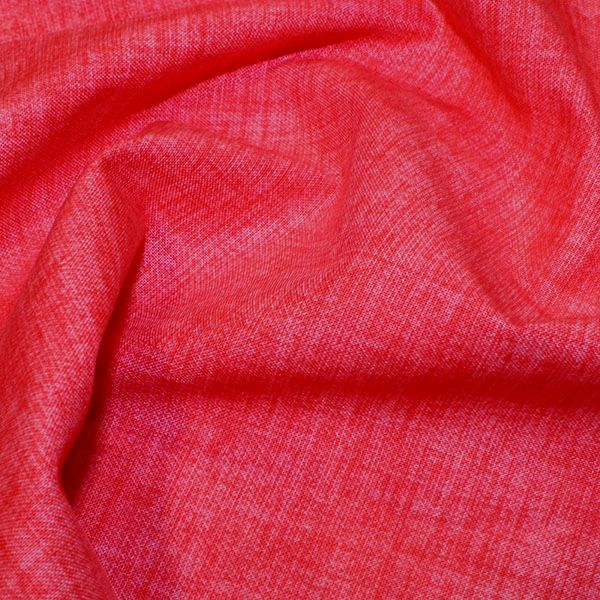 Close-up of textured red fabric.