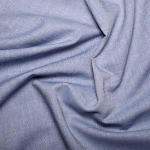 Close-up of folded grey fabric texture.