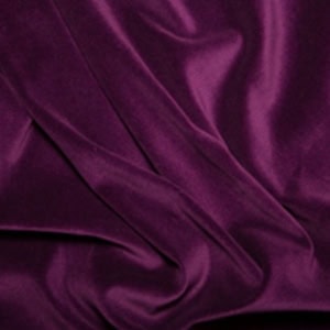 Close-up of purple velvet fabric texture