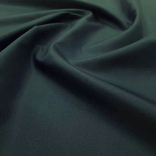 Dark green silky fabric, softly draped