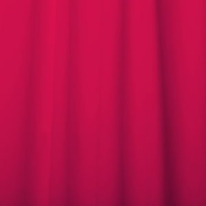 Close-up of bright red curtain folds
