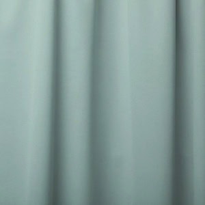 Light grey fabric curtain with soft folds